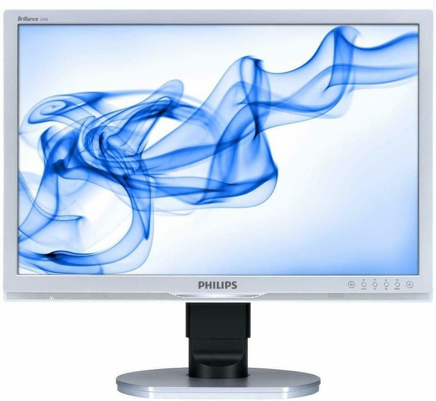 Philips 240B1CS/00 61 cm 24 Zoll LCD-Monitor Monitor Display schwarz/silber