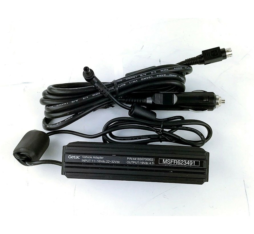 Adaptador de vehículo original Getac 441830700002 R00 Adaptador automático 19V 4.74A