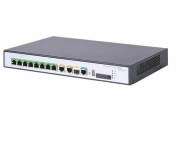 Enrutador HPE JH301A Flexnetwork MSR958 1 GbE y combo 2 GbE Wan 8 GbE Lan Poe