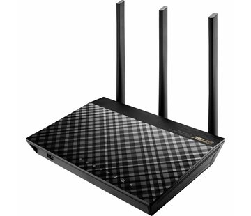 Asus Enrutador inalámbrico ASUS RT-AC66U 1300 Mbps 4 puertos 100 Mbps