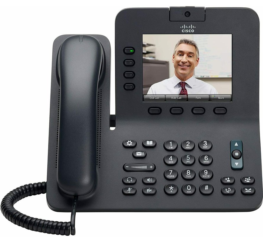 Cisco CP-8945-K9 VOIP Teléfono IP empresarial para videoconferencia CP 8945