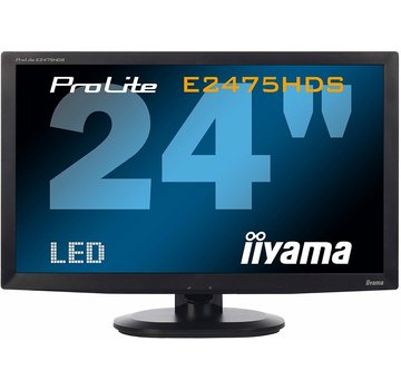 iiyama ProLite E2475HDS 23.6 "MONITOR OVERDRIVE DE LUZ DE FONDO LED DE PANTALLA ANCHA