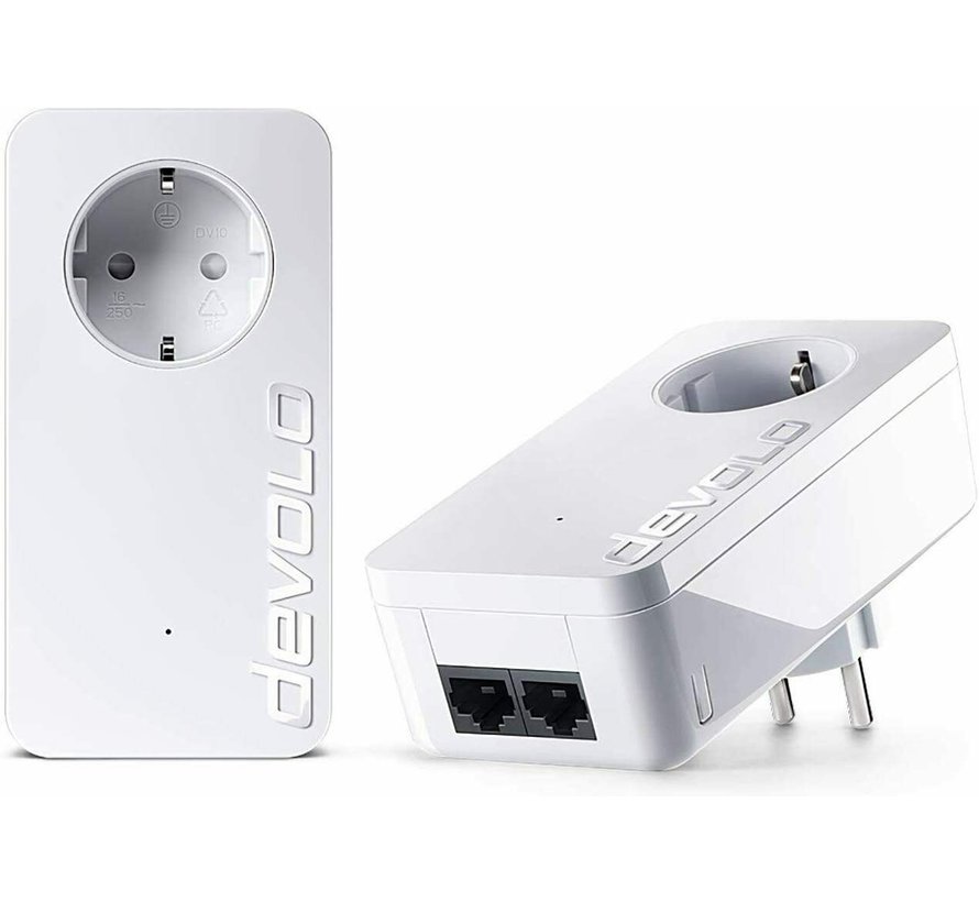 2x devolo dLan 550+ Wireless + Powerline Adapter 500 MBIT / s WiFi repetidor