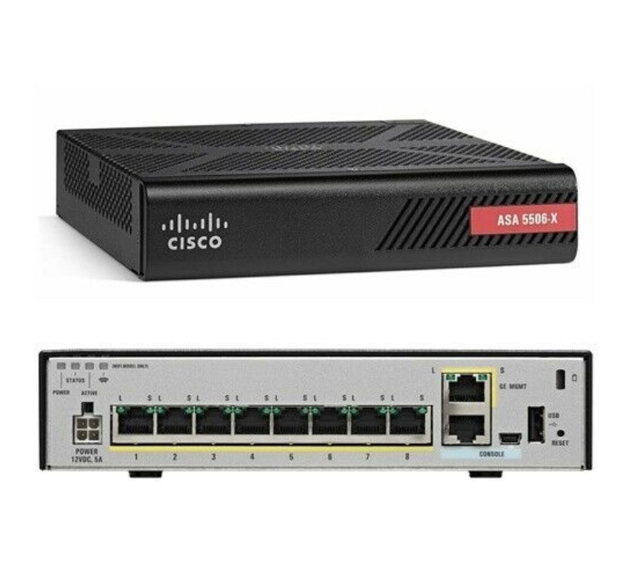 CISCO ASA5506-X Firewall (NGFW) ASA5506 without power supply