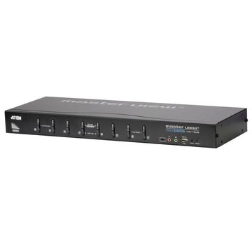 ATEN Master View CS1768 8-Port-USB-DVI/Audio-KVM-Switch für DVI-Grafik ohne NT