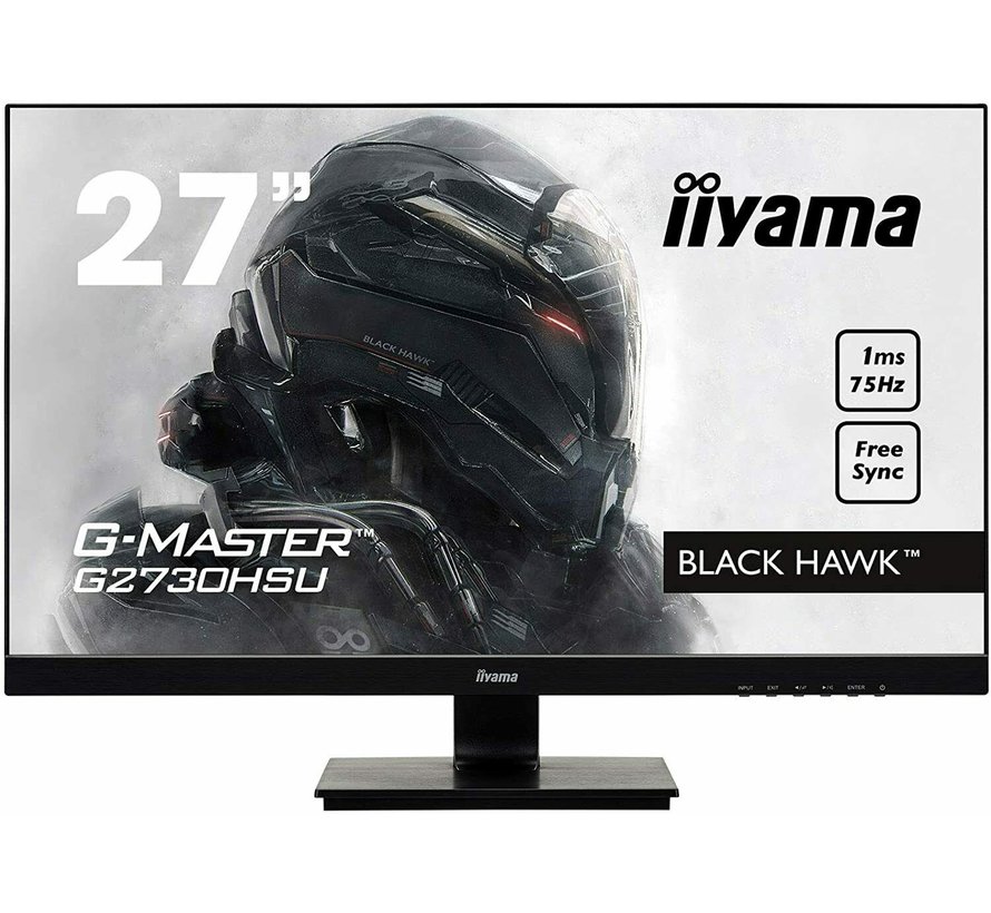 iiyama G2730HSU Black Hawk 27 "MONITOR HDMI OVERDRIVE CON LUZ DE FONDO ANCHA LED DE PANTALLA ANCHA