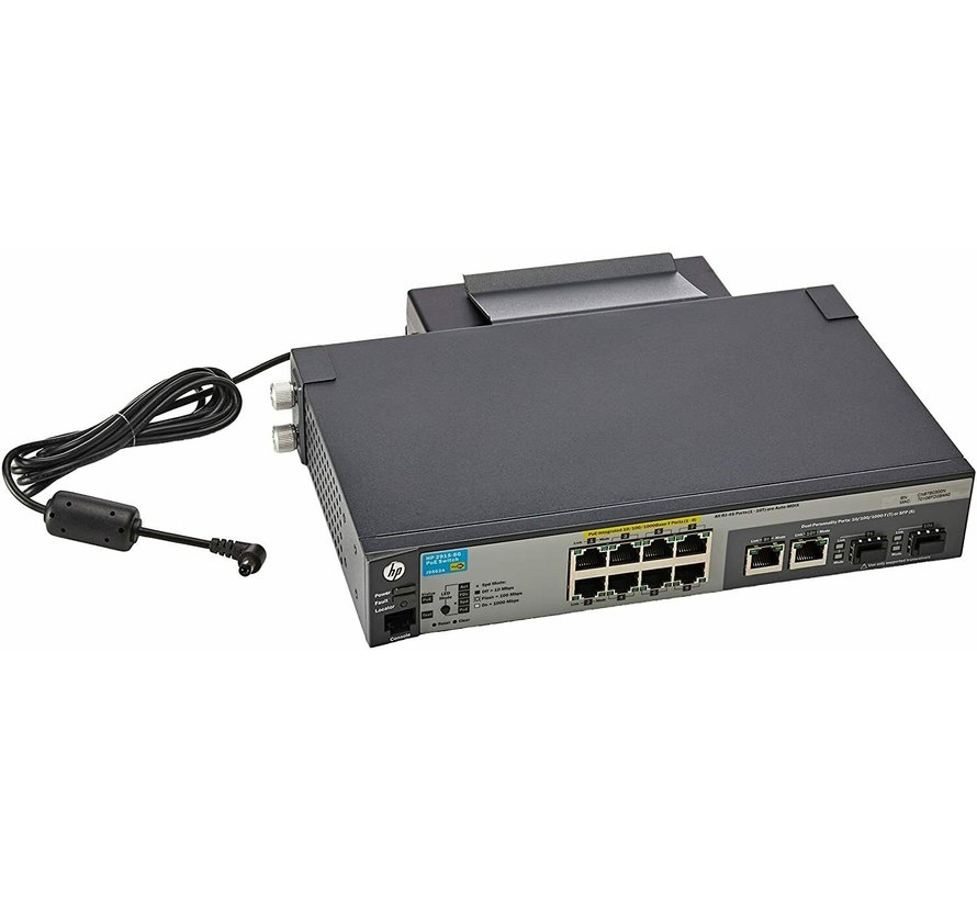 Conmutador HP 2915-8G PoE J9562A Conmutador ProCurve Adaptador de CA