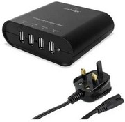 AirCharge 4Hub USB Charging Hub 4Port charger ATTENTION GB PLUG