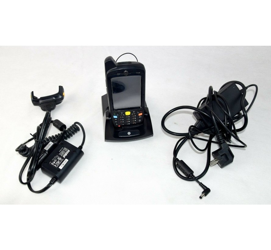 Motorola MC76NA Mobile Scanner Computer + Station Power Supply Car Charger Cable