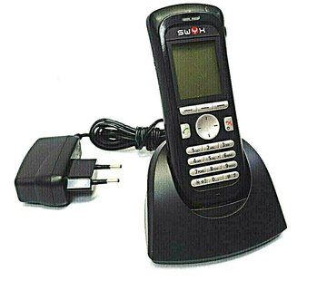 SWYX D215 DH3-GAAA/1B Phone Telefon MIT LADESCHALE UND NETZTEIL