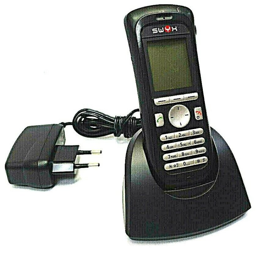 SWYX D215 DH3-GAAA/1B Phone Telefon MIT LADESCHALE UND NETZTEIL