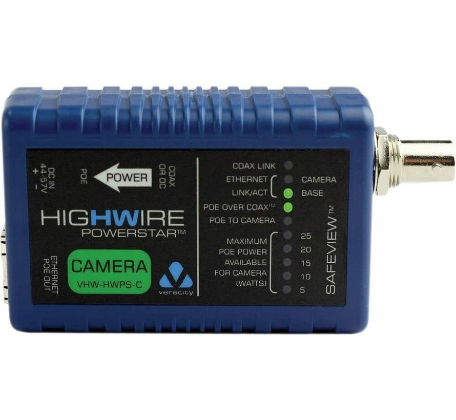 Unidad de cámara convertidor coaxial-IP Veracity VHW-HWPS-C