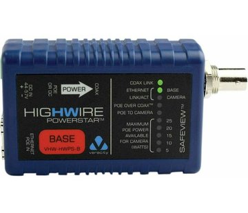 Unidad de cámara de unidad base de convertidor coaxial-IP Veracity VHW-HWPS-B