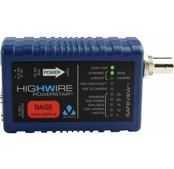 Veracity VHW-HWPS-B coax-IP converter base unit camera unit
