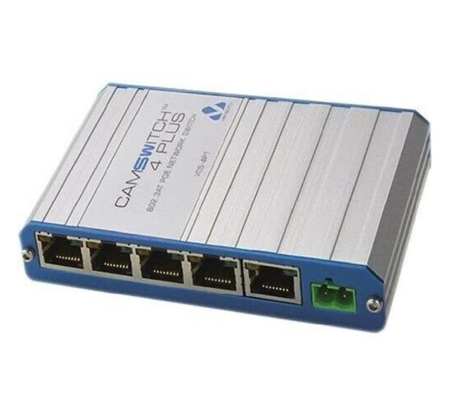 VCS-4P1 Veracity Low Voltage 802.3AT 4fach POE Switch