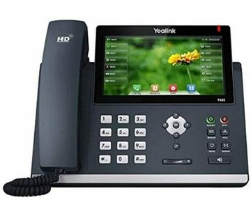 TELÉFONO IP Yealink SIP-T48S SIN FUENTE DE ALIMENTACIÓN Teléfono teléfono negro