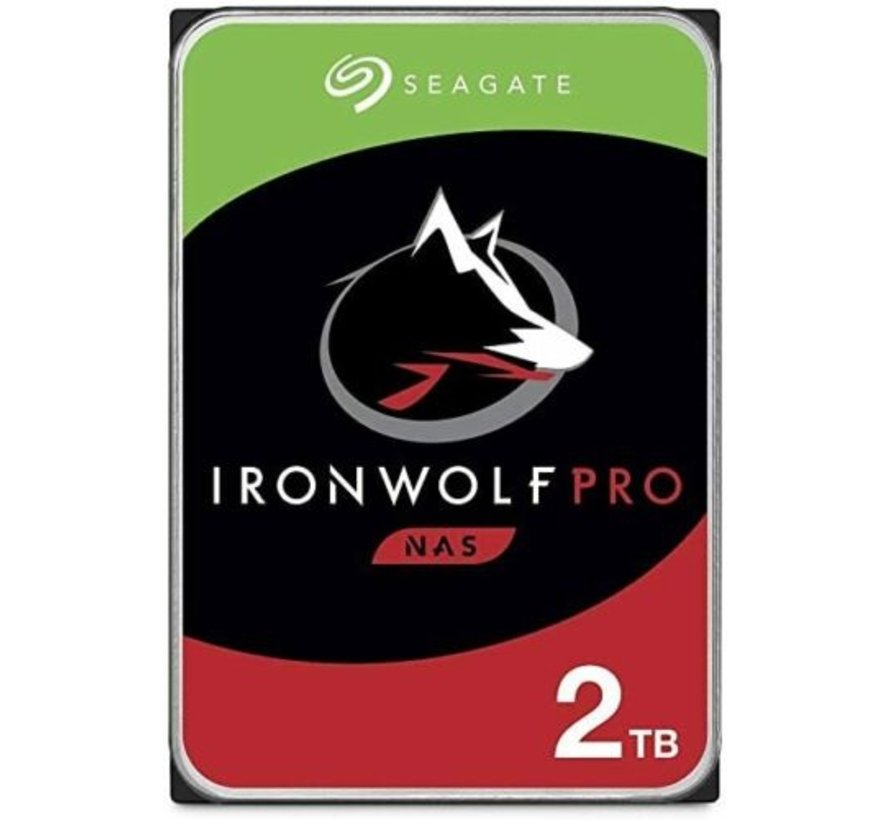 Disco duro interno Seagate IronWolf Pro Nas 2TB 7200U / min HDD NUEVO