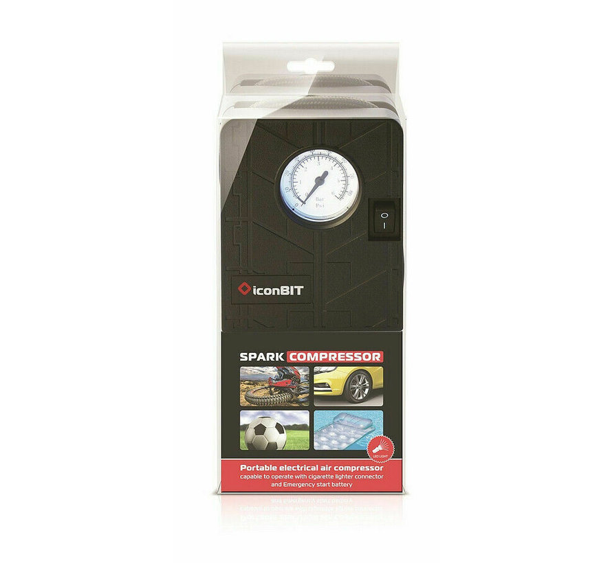 IconBIT Spark air compressor AS-0055c mobile compressor air pump 12V NEW
