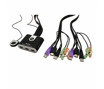 ATEN CS692 Conmutador KVM USB HDMI Audio 2 Puertos Conmutador NUEVO