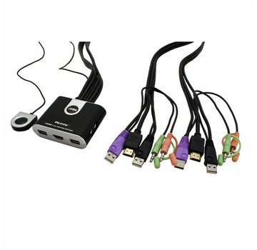 ATEN CS692 Conmutador KVM USB HDMI Audio 2 Puertos Conmutador NUEVO