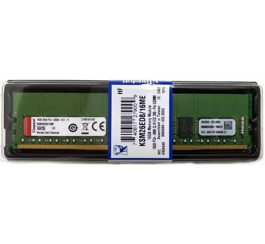 16GB memory Kingston KSM26ED8 / 16ME DDR4-2666 ECC DIMM CL19 NEW