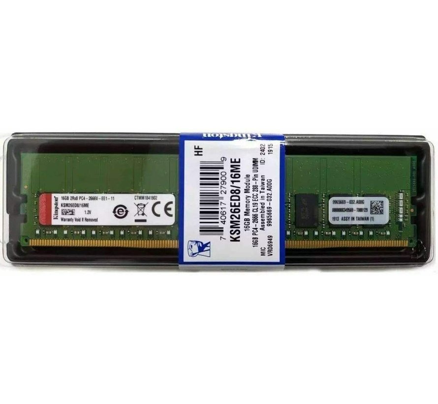 Memoria de 16GB Kingston KSM26ED8 / 16ME DDR4-2666 ECC DIMM CL19 NUEVO