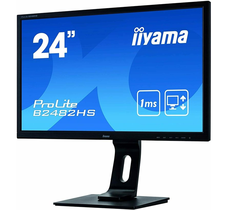 iiyama ProLite B2482HS 24" WIDESCREEN LED-BACKLIGHT OVERDIVE MONITOR