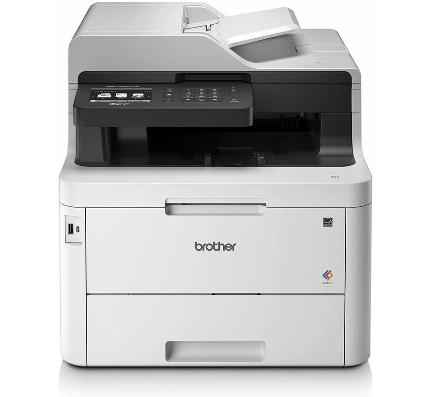 Impresora multifunción 4 en 1 a color compacta Brother MFC-L3770CDW Impresora