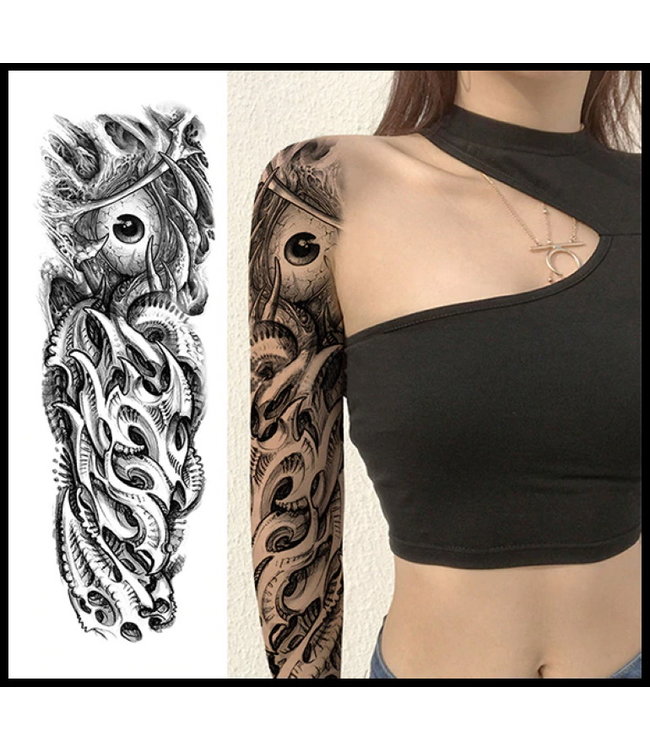 merkloos Long Sleeve Tattoo