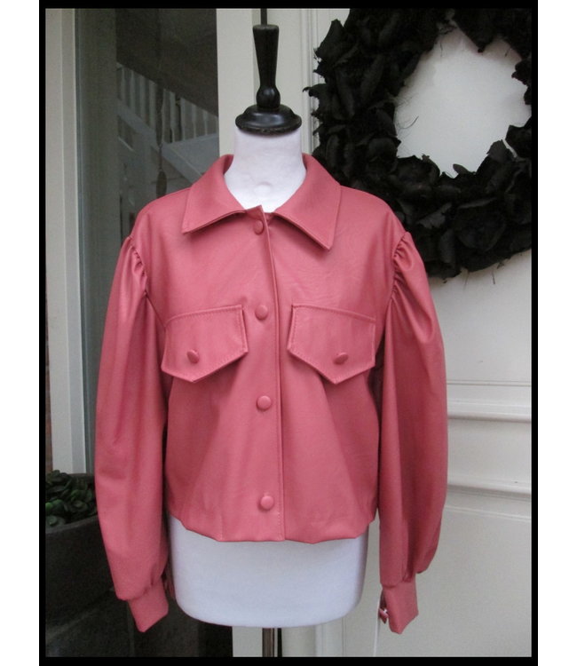 Trendy Leatherlook Jasje