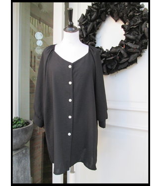 merkloos Black Blouse