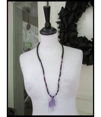 Purple Jo & Co Necklet