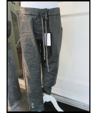 merkloos Leatherlook Broek