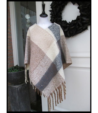 merkloos Brown Poncho