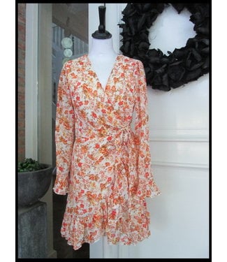 merkloos Orange Dress