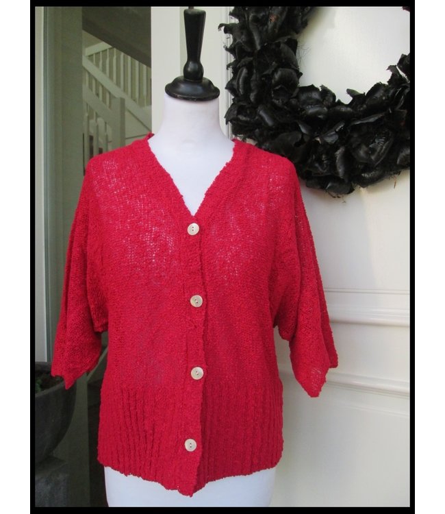 Rot Normal Crazy Weste