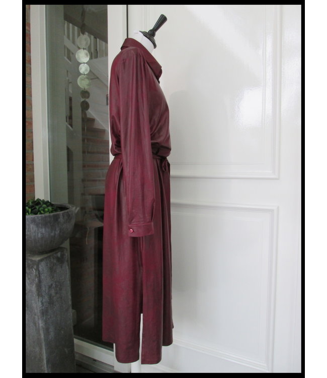 Top Leatherlook Magna Jurk