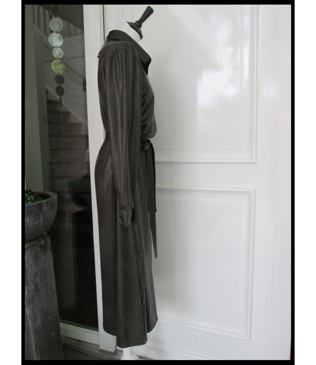 Top Leatherlook Magna Jurk