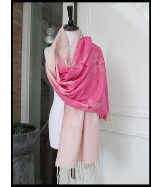 merkloos Pink Shawl