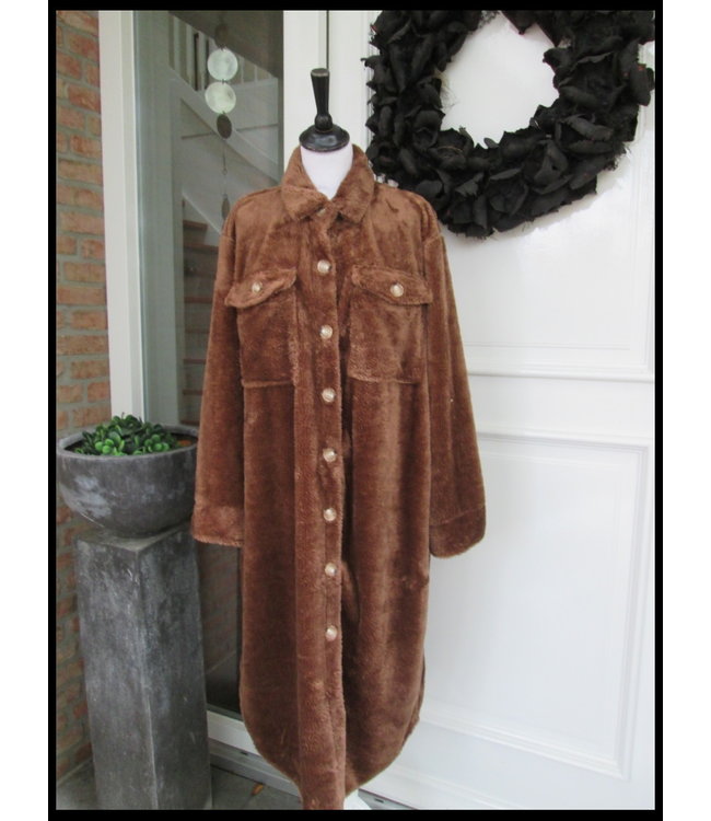 Lang Fluffy vest/jurk