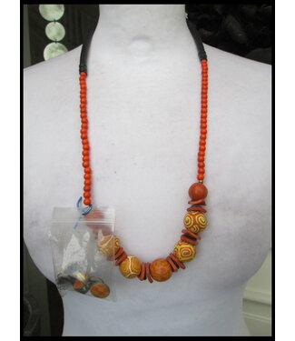 Orange Jo & Co Necklet