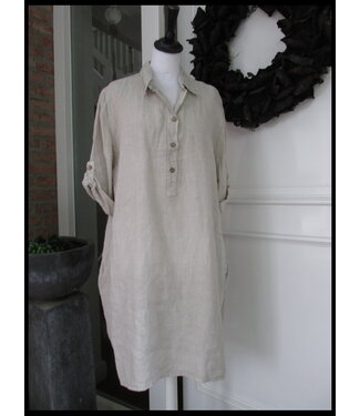 merkloos Braun Bluse