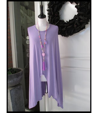 merkloos Violet Tunika