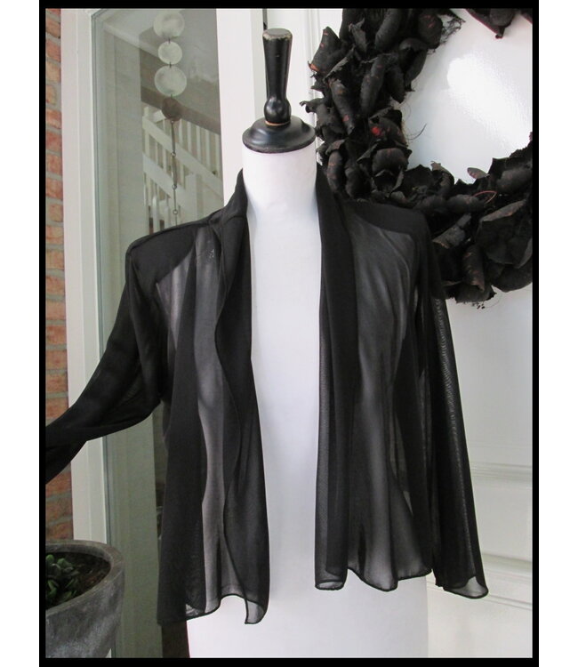 Schwarz Magna Mantel