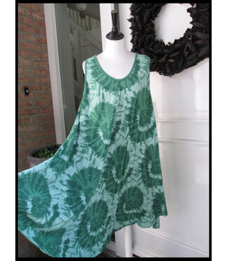 merkloos Green Dress