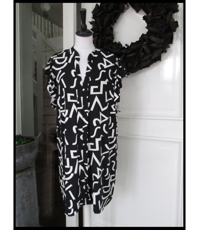 Schwarz Magna Tunika