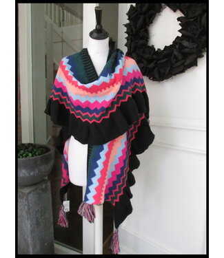 merkloos Ruches Poncho