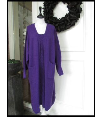 merkloos Violet Kleid