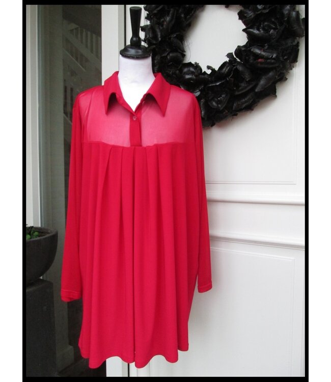 Rot Magna Bluse