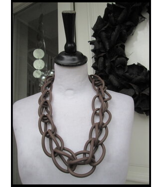 merkloos Cognac Ketting